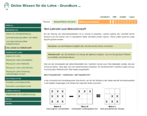 Hochschuldidaktische Aus- und Weiterbildung von Hochschullehrern OWL: Online-Wissen für die Lehre