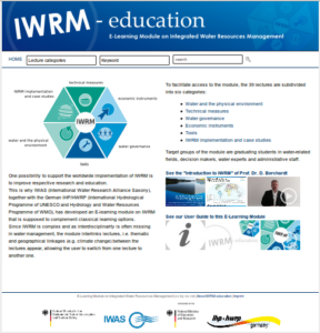 E-Learning-Modul on Integrated Water Resources Management: Konzepte und Werkzeuge für die Realisierung einer hypervideo-basierten Lernumgebung